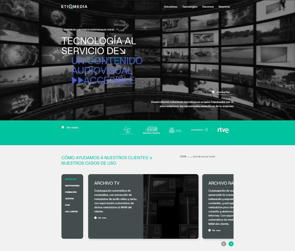 Nueva etapa y nueva web para ETIQMEDIA Etiqmedia Gestión de contenidos audiovisuales - IA personalizada