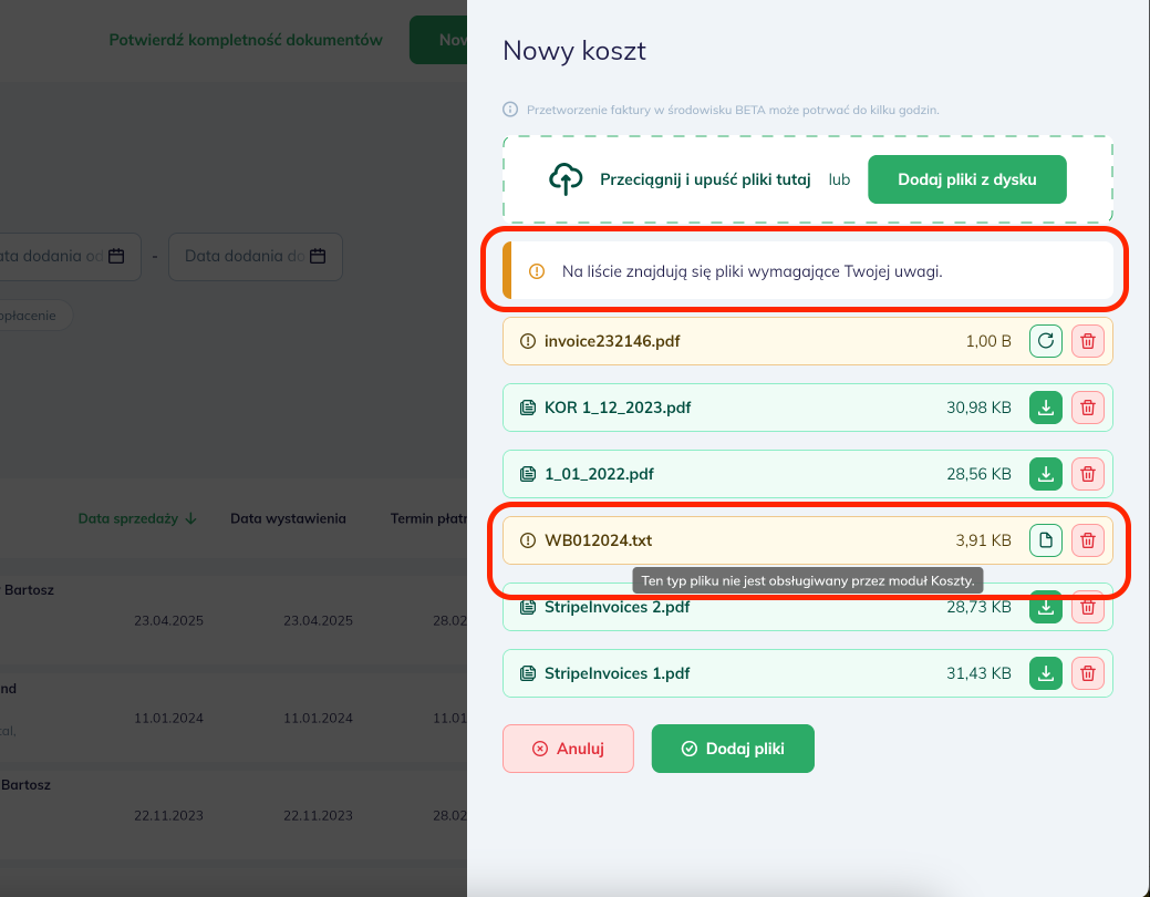 Altera.app - poziom e-obiegu