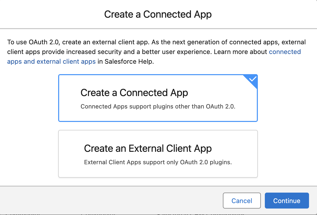 Create a connected app for Exalate in Salesforce