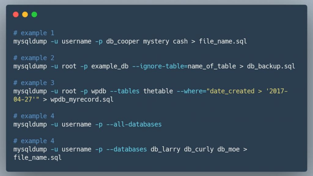 sql dump adalah