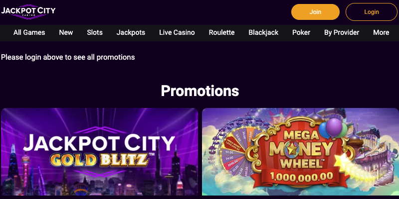 Jackpot City UK Promos