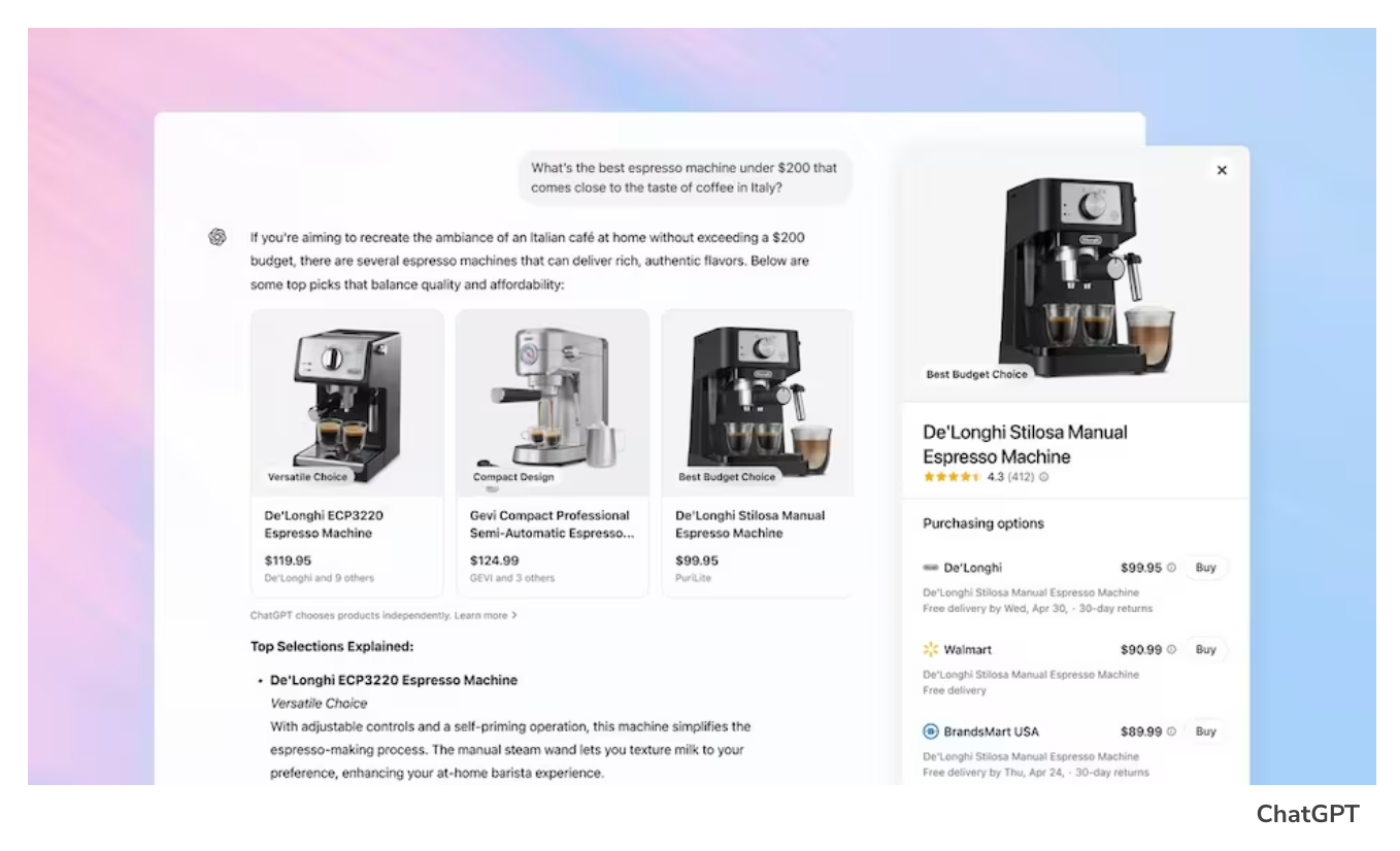 chat gpt ecommerce