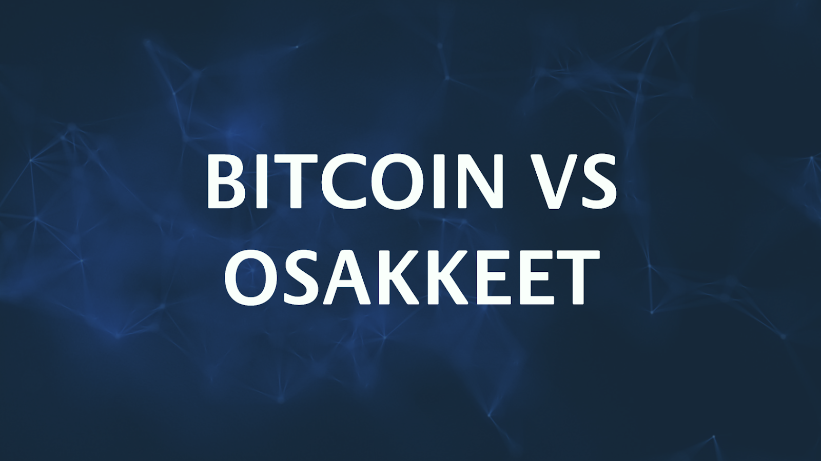 Bitcoin arvo vs. osakkeet