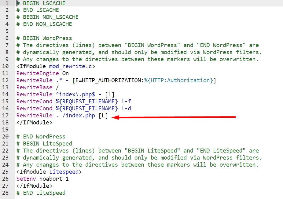 cara melakukan whitelist IP address dengan mengedit file .htaccess