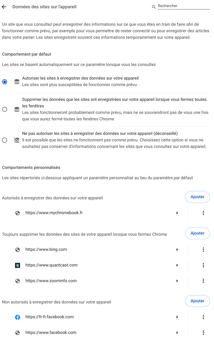Connaître les sites qui cherchent à collecter des informations sur notre navigation web