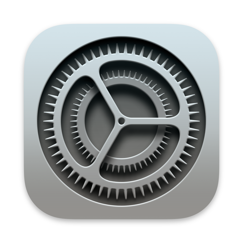 iOS settings icon