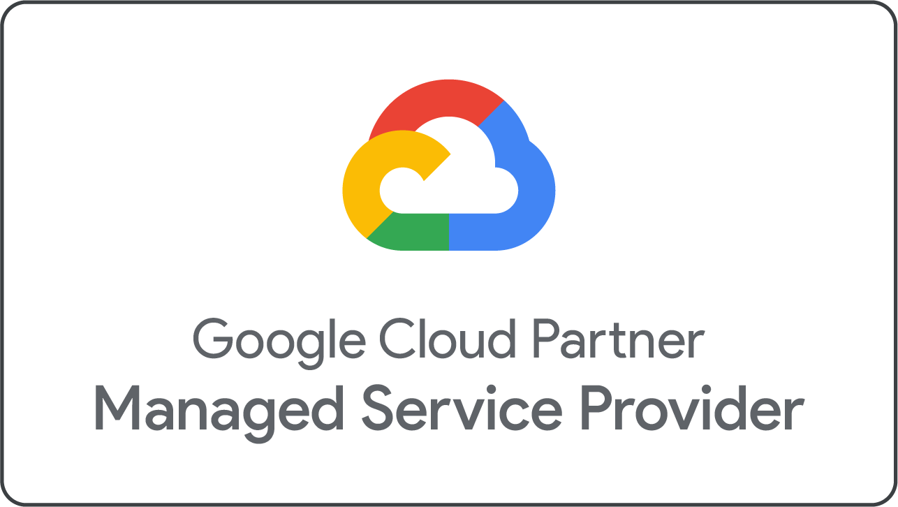 Google Cloud Managed Services Provider​ certification badge