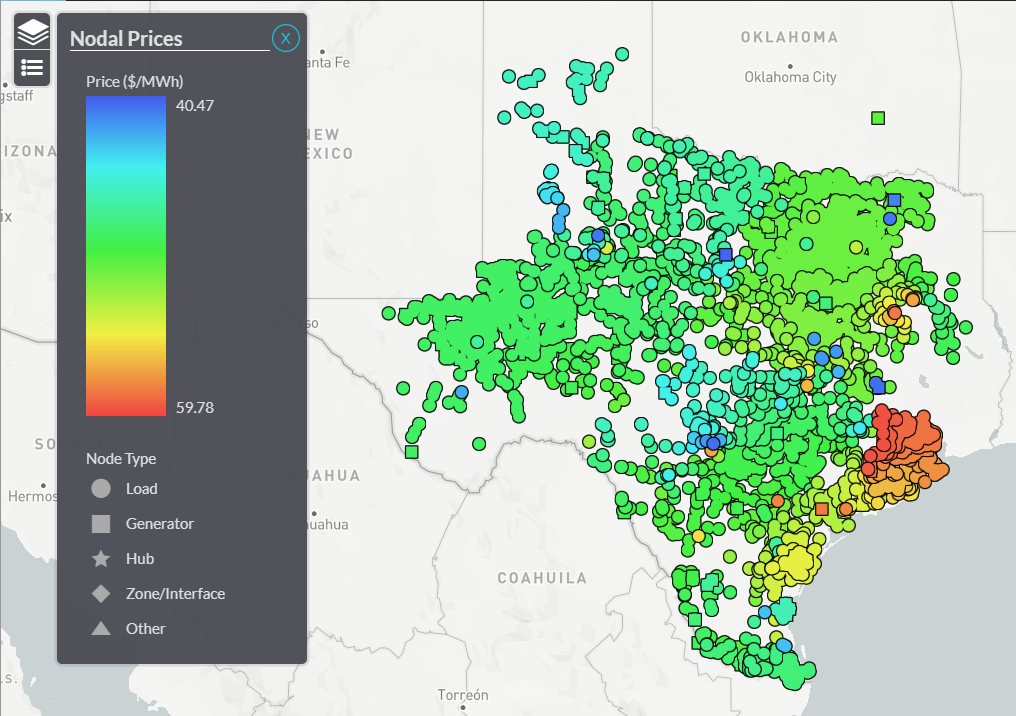 nodal prices ERCOT