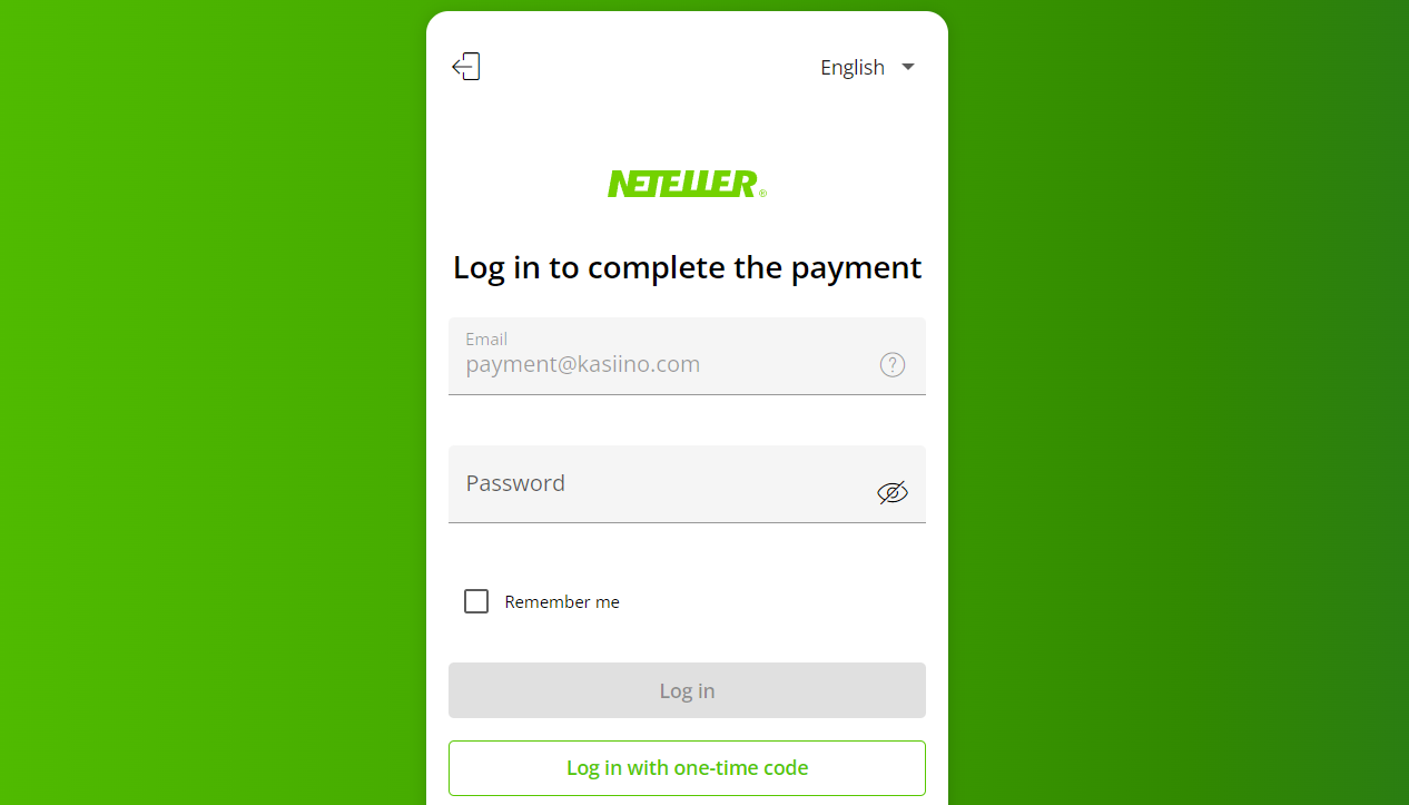 Sissemaksed Netelleriga