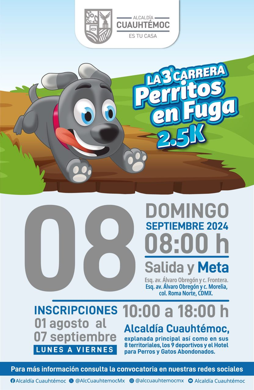 aplicar regraLleva a tu perrito a la Carrera Perritos en Fuga de la CDMX ¡Es gratis! lh7-qw