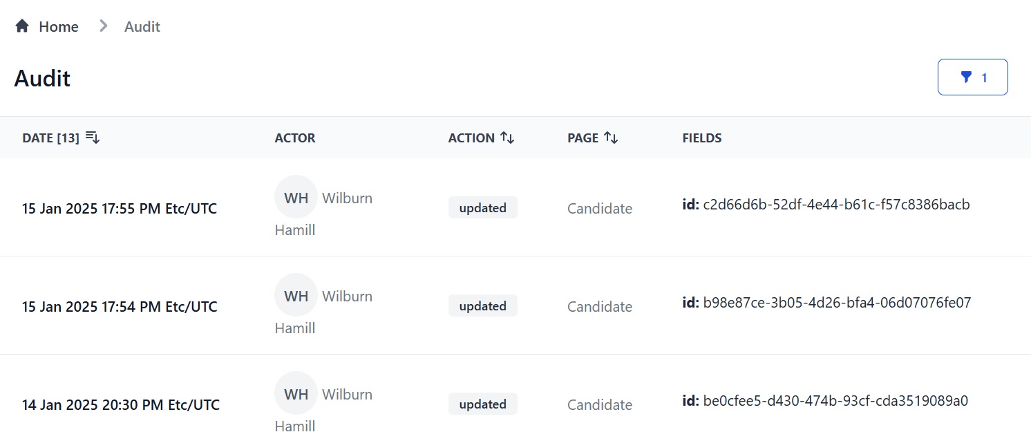 Screenshot of the Reports function in Martide's maritime crew management software solution