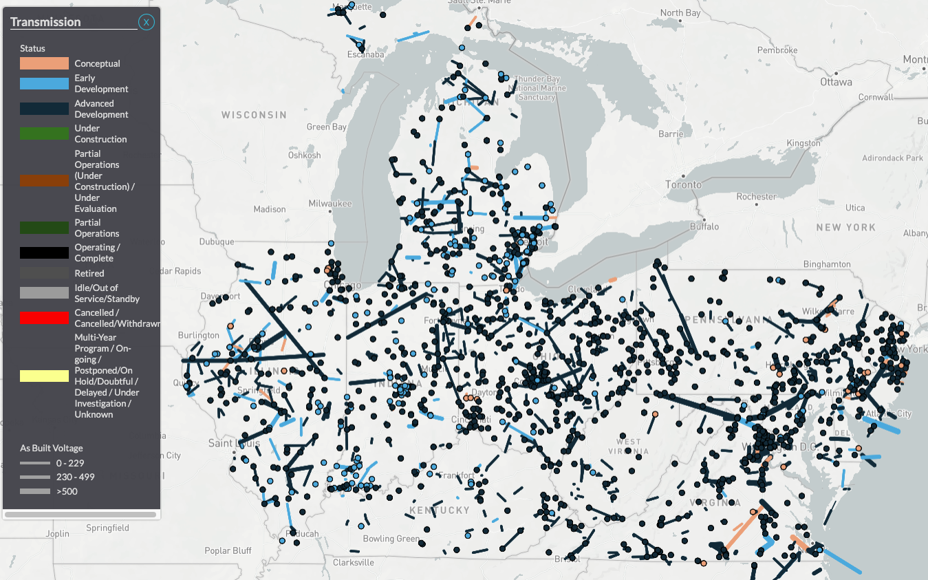 Source: Yes Energy’s Infrastructure Insights. Retirement projects are currently organized by states that PJM operates in. 