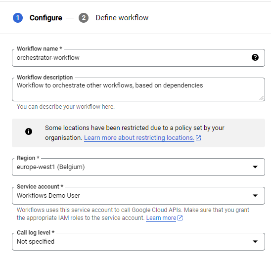 Building an Orchestrator Workflow