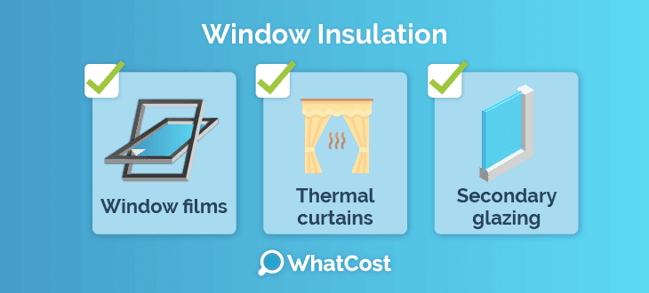 Different types of window insulation 