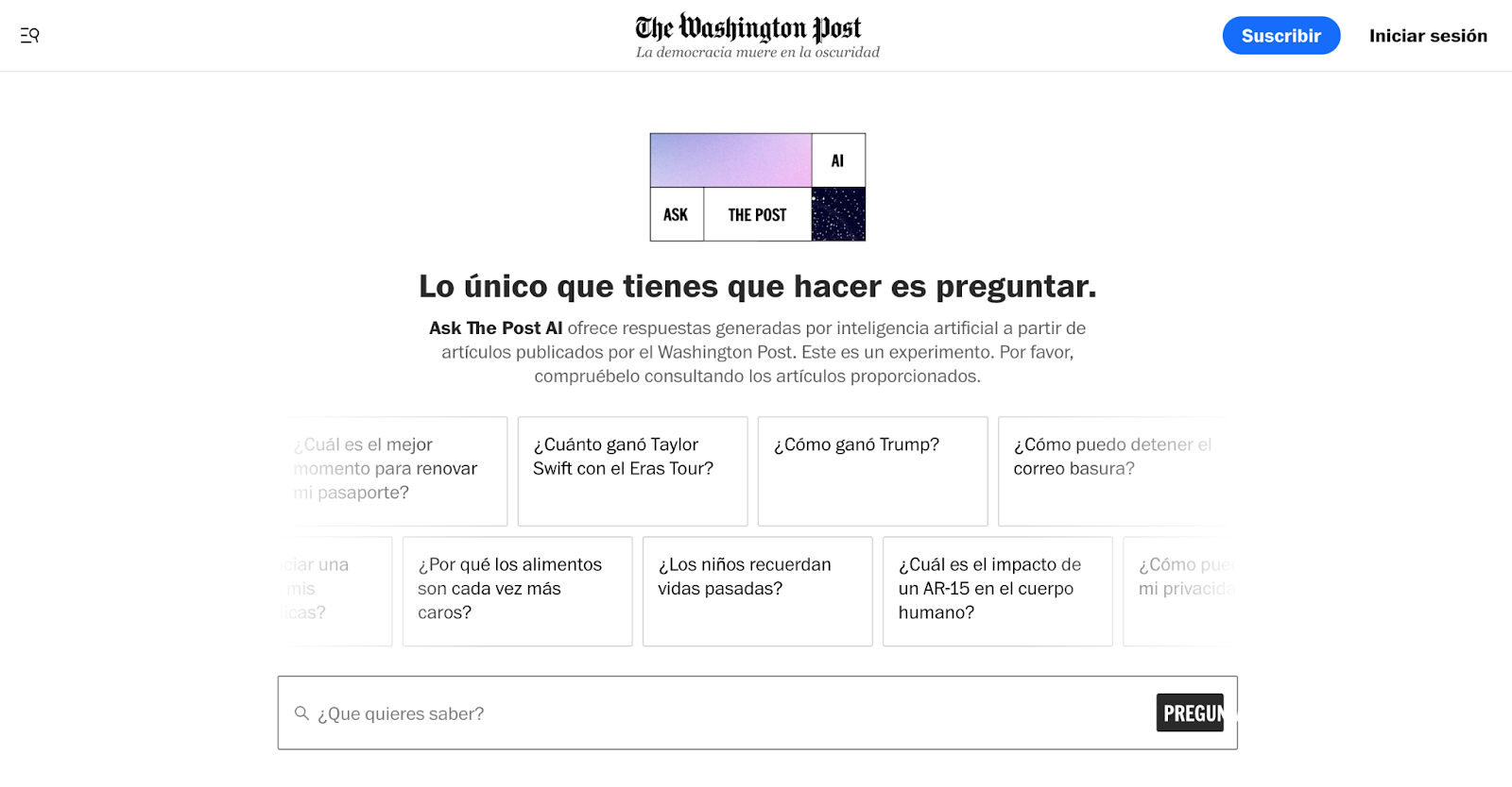The Washington Post IA