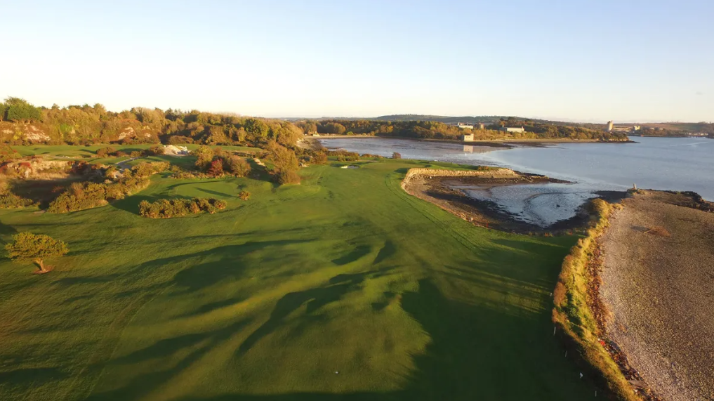 aerial view of cork golf club