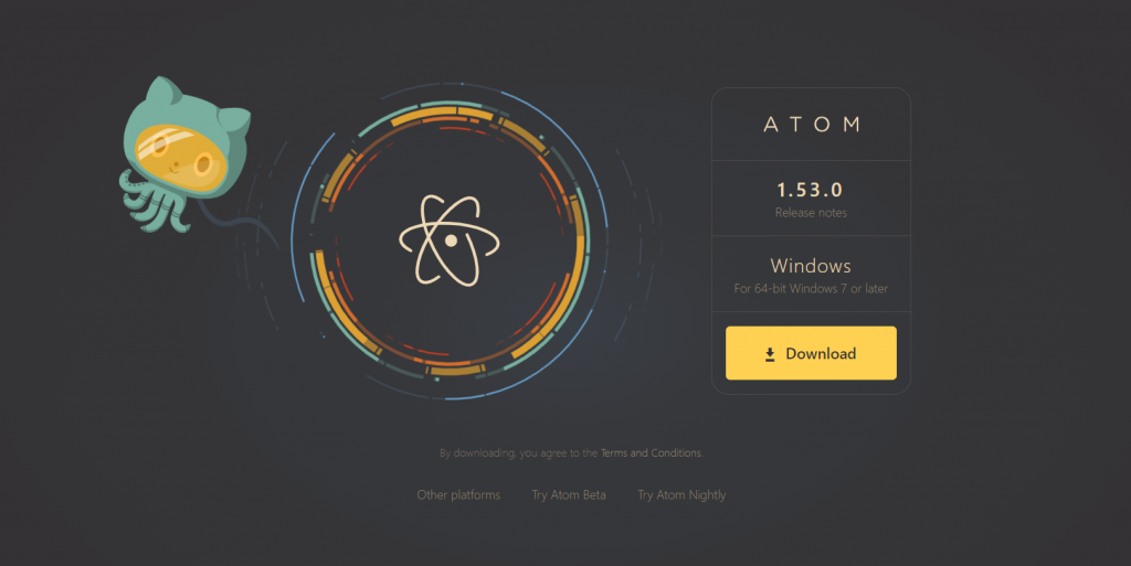 Atom adalah sebuah text editor