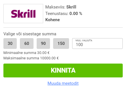 Skrill makseviis